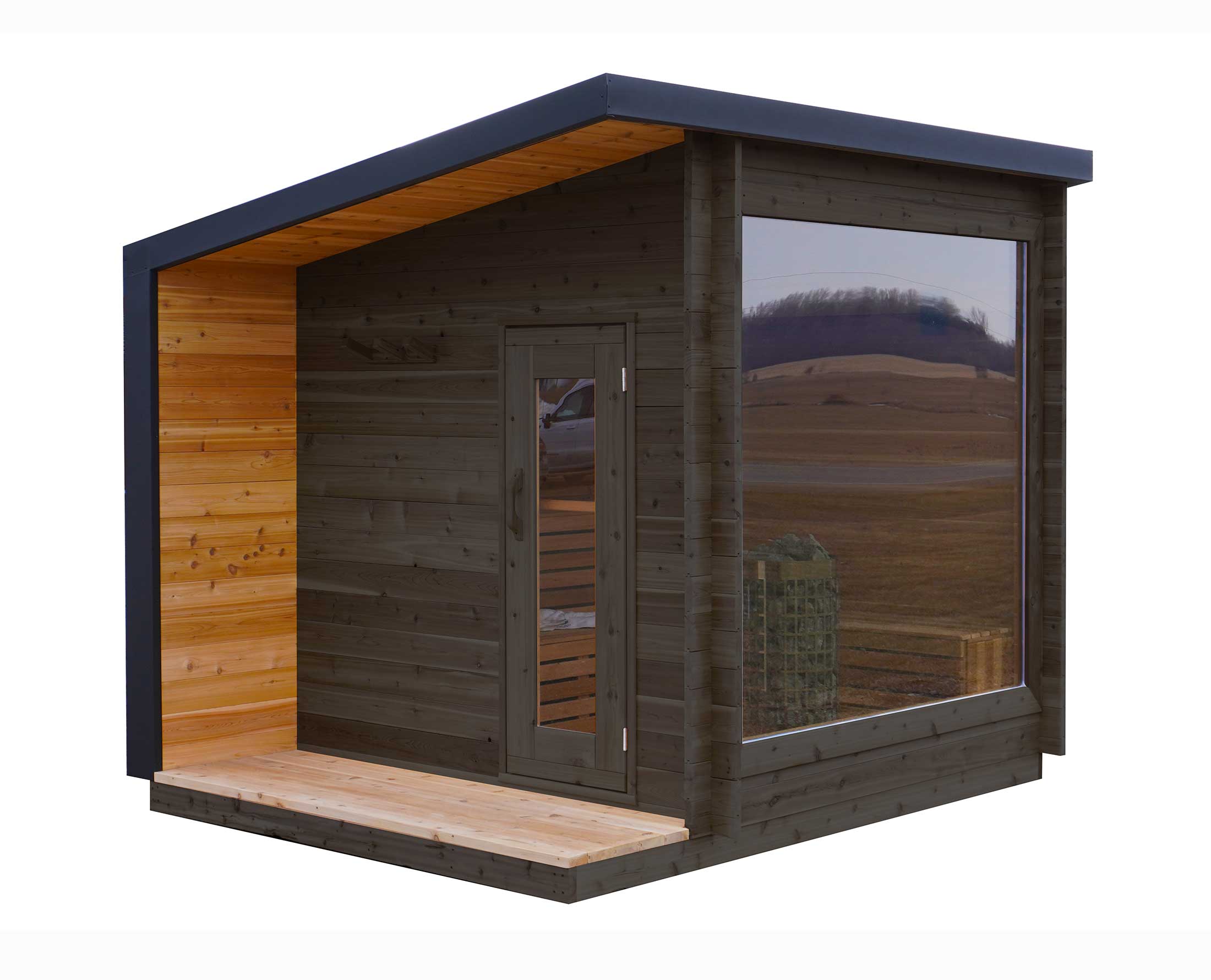 Modern Panoramic Sauna