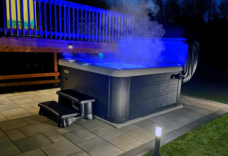 Hot Tub Deck at Night