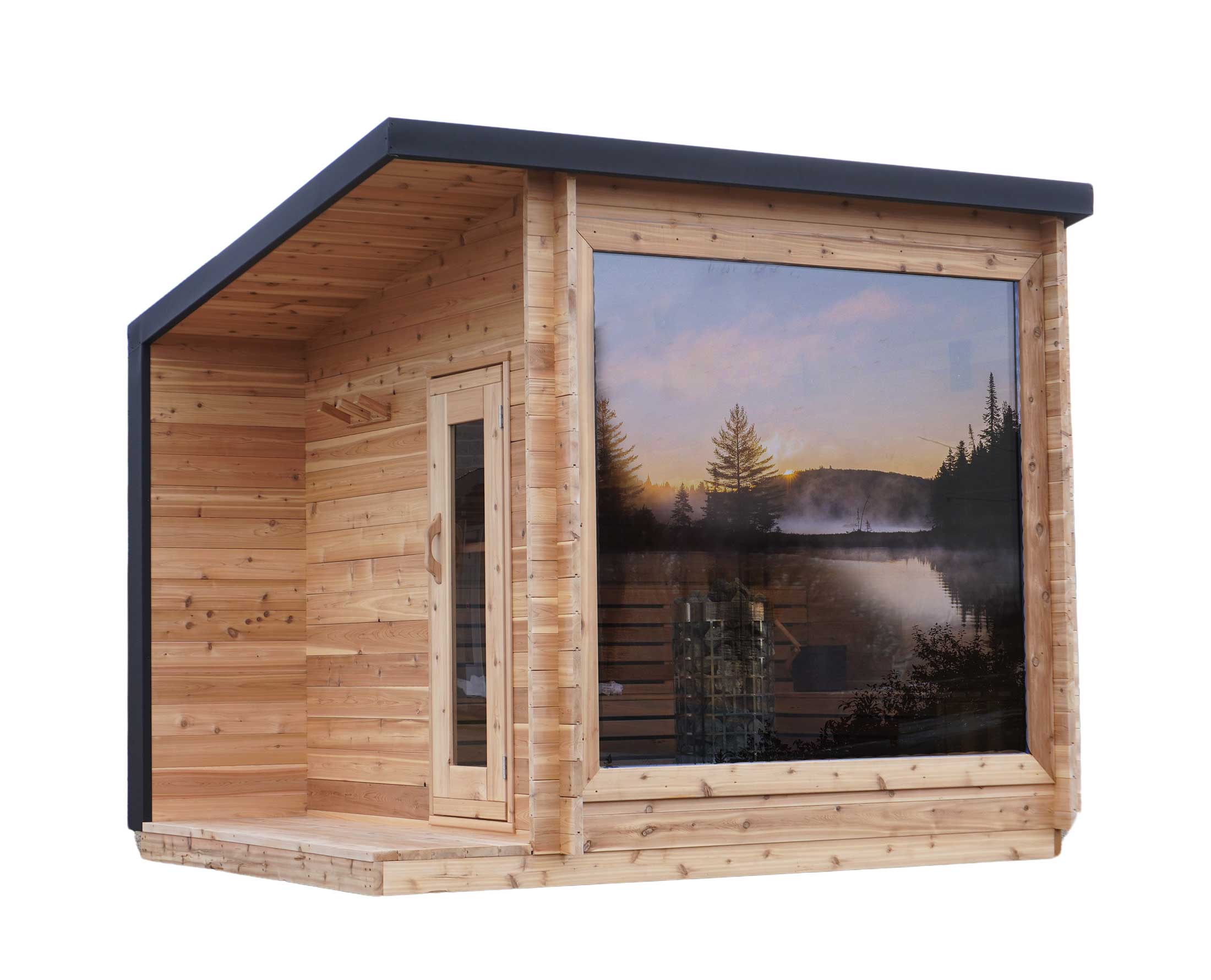 Modern Panoramic Sauna Modern Panoramic Sauna
