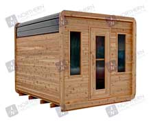 6' Red Cedar Cube Sauna