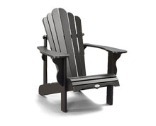 Black Muskoka Chair - Premium Resin Folding