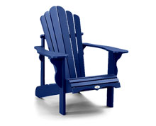 Blue Muskoka Chair - Premium Resin Folding