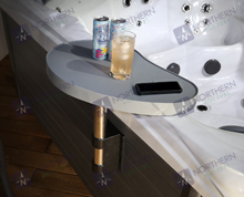 Cabinet Mount Hot Tub Drink Tray